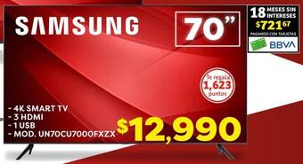 Soriana Híper SAMSUNG 4K SMART TV oferta