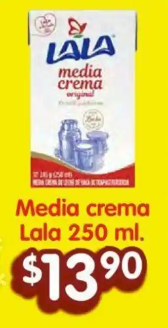 Soriana Híper Media crema Lala 250 ml oferta