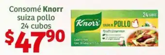 Consomé Knorr suiza pollo 24 cubos