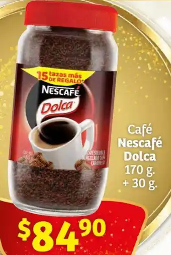 Soriana Híper Café Nescafé Dolca 170g + 30g oferta