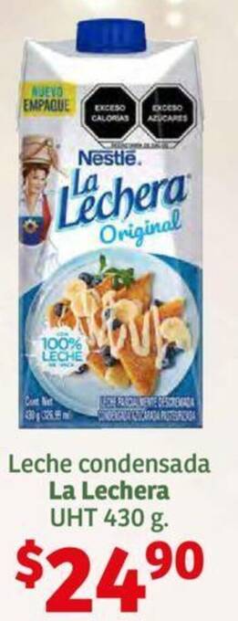 Soriana Híper Leche condensada La Lechera UHT 430 g. oferta