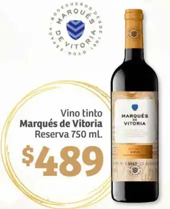 Vino tinto Marqués de Vitoria Reserva 750 ml.
