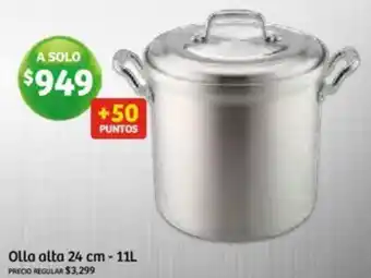 Soriana Híper Olla alta 24 cm 11L oferta