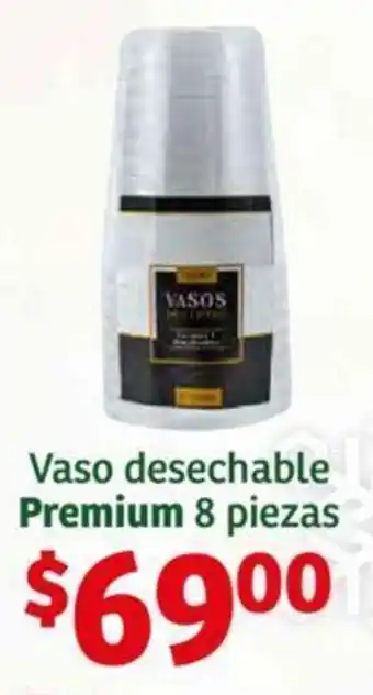Vaso desechable Premium 8 piezas
