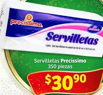 Soriana Híper Servilletas Precíssimo 350 piezas oferta