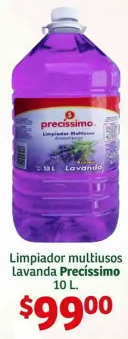 Limpiador multiusos Lavanda Precíssimo 10 L.