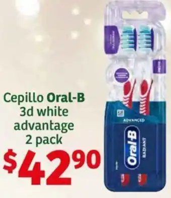 Cepillo Oral-B 3d white advantage 2 pack