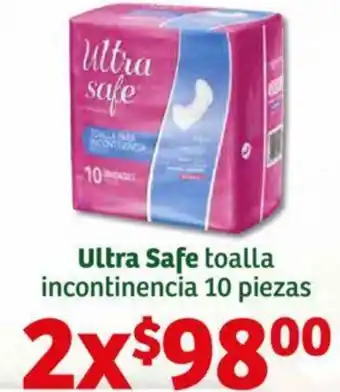 Soriana Híper Ultra Safe toalla incontinencia 10 piezas oferta