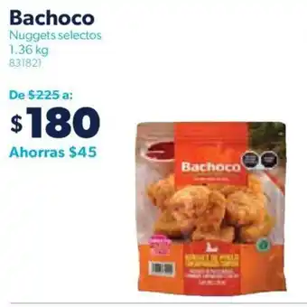 Sam's Club Bachoco Nuggets selectos 1.36kg oferta
