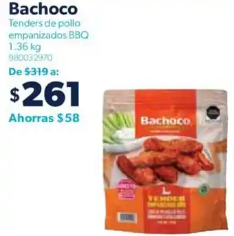 Sam's Club Bachoco Tenders de pollo empanizados BBQ 1.36 kg oferta