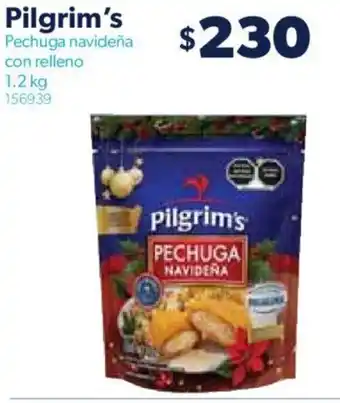 Sam's Club Pilgrim's Pechuga navideña con relleno 1.2kg oferta