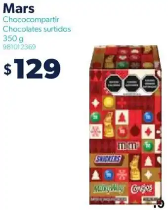 Sam's Club Mars Chococompartir Chocolates surtidos 350 g oferta