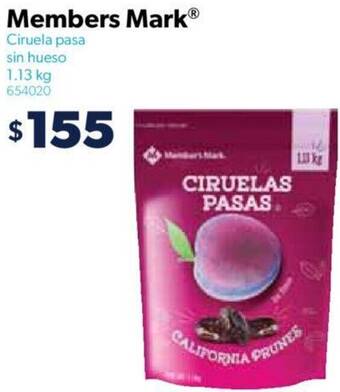 Sam's Club Members Mark Ciruela pasa sin hueso 1.13kg oferta