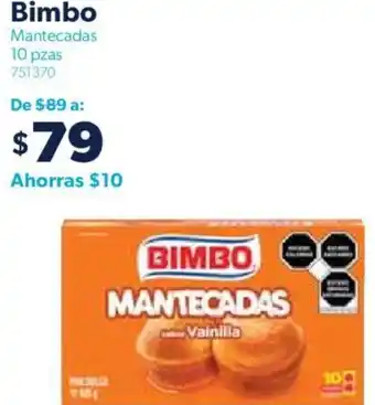 Sam's Club Bimbo Mantecadas 10 pzas oferta
