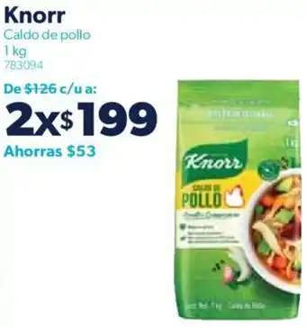 Sam's Club Knorr Caldo de pollo 1kg oferta