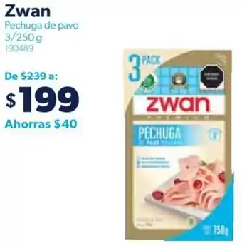 Sam's Club Zwan Pechuga de pavo 3/250g oferta