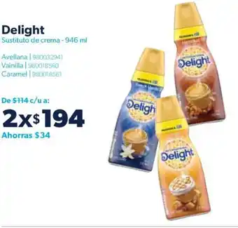 Sam's Club Delight Sustituto de crema 946 ml oferta