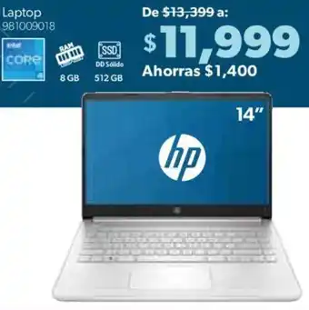 Sam's Club HP Laptop 14" oferta