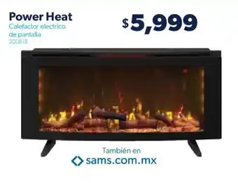 Power Heat Calefactor electrico de pantalla