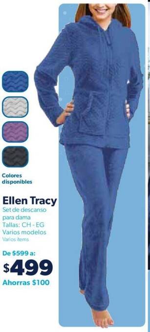 Sam's Club Ellen Tracy Set de descanso para dama Tallas: CH-EG Varios modelos oferta