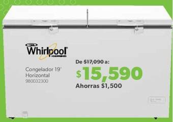 Sam's Club Whirlpool Congelador 19' Horizontal oferta