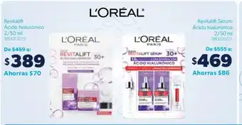 Sam's Club L'ORÉAL Revitalift Sérum Ácido hialurónico 2/50 ml oferta