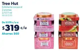 Sam's Club Tree Hut Exfoliante corporal 2 aromas 2/577 ml oferta