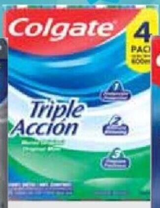 Sam's Club Colgate Triple Acción 4/150 ml oferta