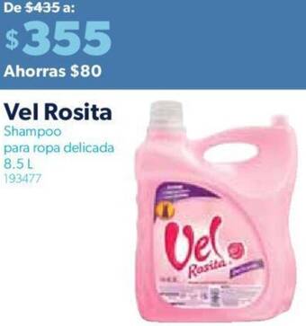 Sam's Club Vel Rosita Shampoo para ropa delicada 8.5L oferta