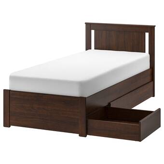 IKEA Songesand base de cama con 2 cajones, café, individual oferta