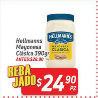 HEB Hellmanns Mayonesa Clasica 390gr oferta