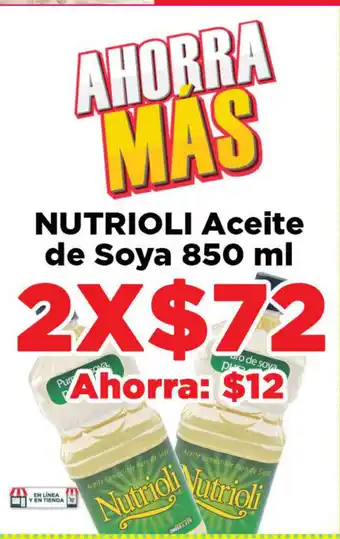 HEB Nutrioli Aceite de Soya 850ml x 2 oferta