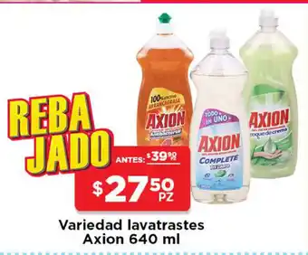 HEB Variedad lavatrastes Axion 640ml oferta