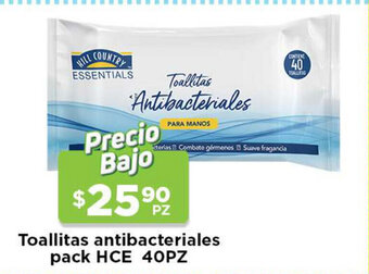 HEB Toallitas antibacteriales pack HCE 40PZ oferta