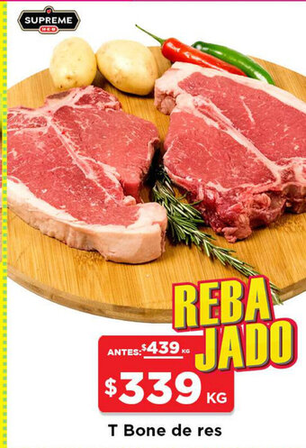 HEB T Bone de res oferta