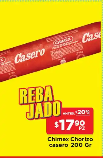 HEB Chimex Chorizo casero 200gr oferta