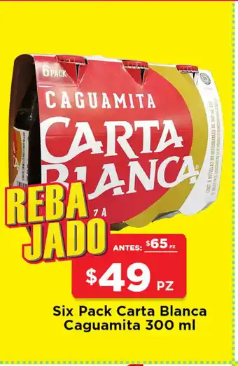 Six Pack Carta Blanca Caguamita 300 ml