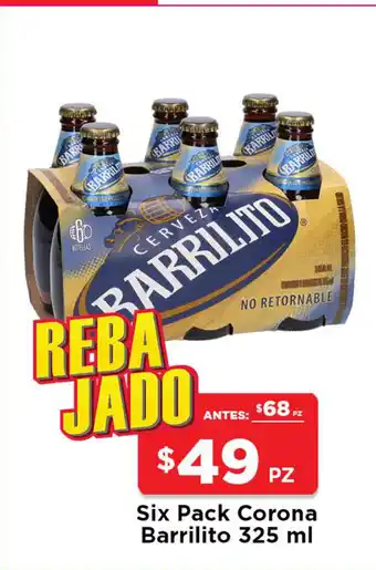 HEB Six Pack Corona Barrilito 325 ml oferta