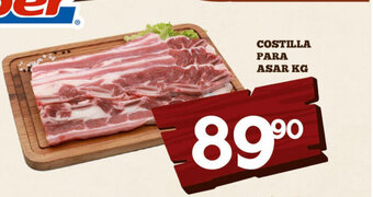 Costilla para asar kg