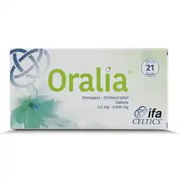 Farmacias YZA Oralia 2mg/0.030mg 21 tabs oferta