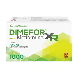 Farmacias YZA Dimefor xr 1000mg 30 tabs oferta