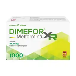 Farmacias YZA Dimefor xr 1000mg 30 tabs oferta