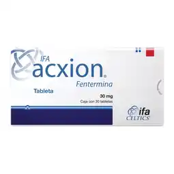 Farmacias YZA Acxion 30mg 30 tabs oferta