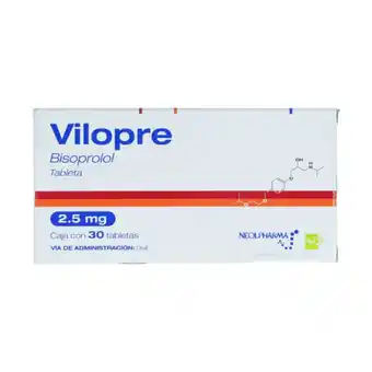 Farmacias YZA Vilopre 2.5mg 30 tabs oferta
