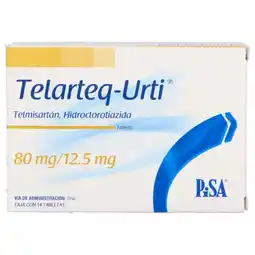 Farmacias YZA Telarteq urti 80mg/12.5mg 14 tabs oferta