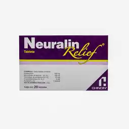 Farmacias YZA Neuralin relief 20 tabs oferta