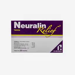 Farmacias YZA Neuralin relief 20 tabs oferta