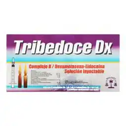 Farmacias YZA Tribedoce dx 5mg/100mg/100mg/4mg/3 3 amp oferta