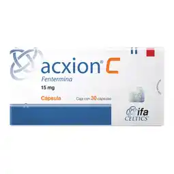 Farmacias YZA Acxion c 15mg 30 caps oferta