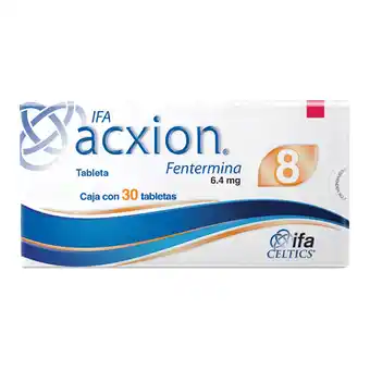 Farmacias YZA Acxion 6.4mg 30 tabs oferta